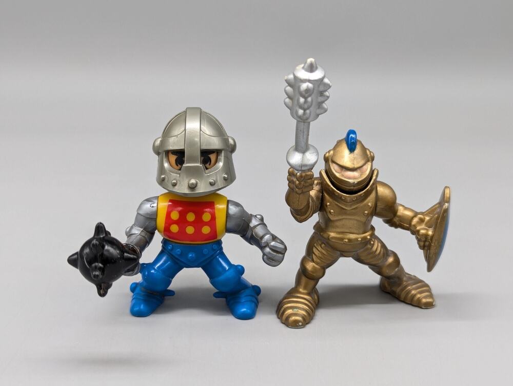 Fisher Price Vintage Great Adventures Medieval Knights Action Figures